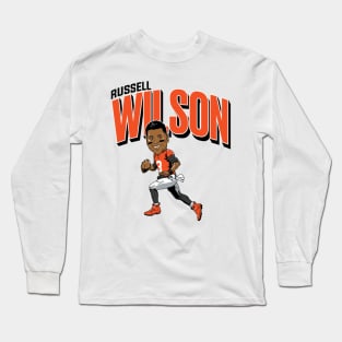 Russell Wilson Caricature Long Sleeve T-Shirt